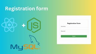 Connect React with Nodejs/Express & MySQL |Store Registration form Data in Database Part-1 Hindi