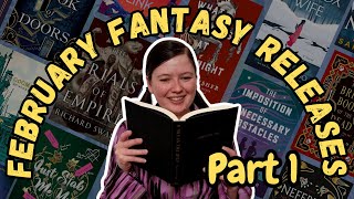 20 New Fantasy Book Releases - First Half of February!