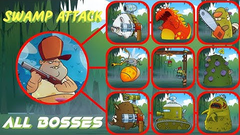 Swamp Attack New All Bosses Max Level Weapon & Max Level Defense