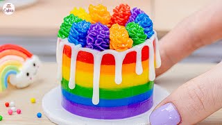 Rainbow KitKat Chocolate Cake🌈1000+ Miniature Rainbow Cake Recipe🌞Best Of Rainbow Cake Ideas
