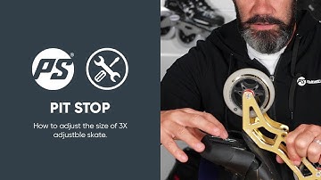 How to adjust the size of 3x adjustable skate - Pit Stop