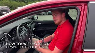 How To Use Toyota WiFi Hotspot