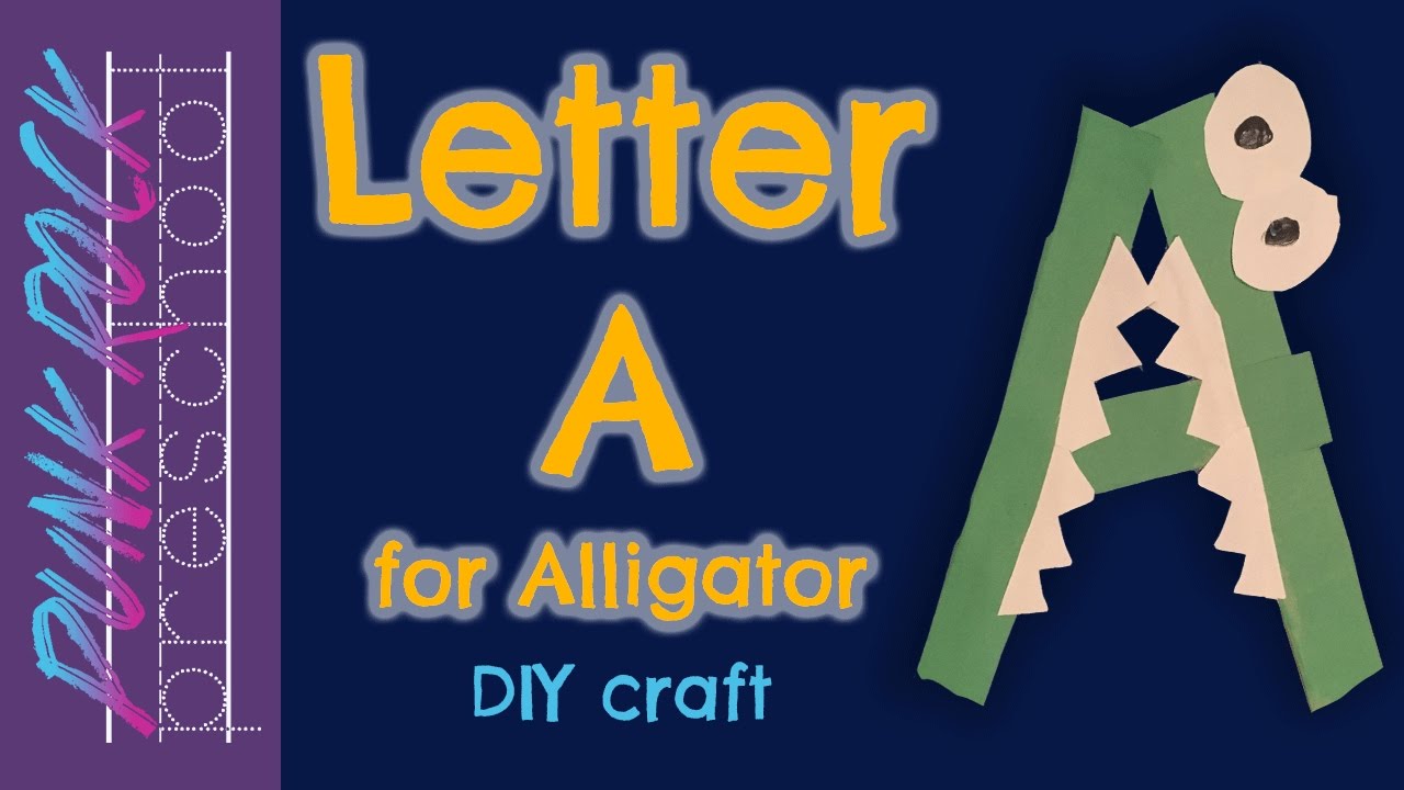 a for alligator best letter crafts for kids teachers fun letter crafts