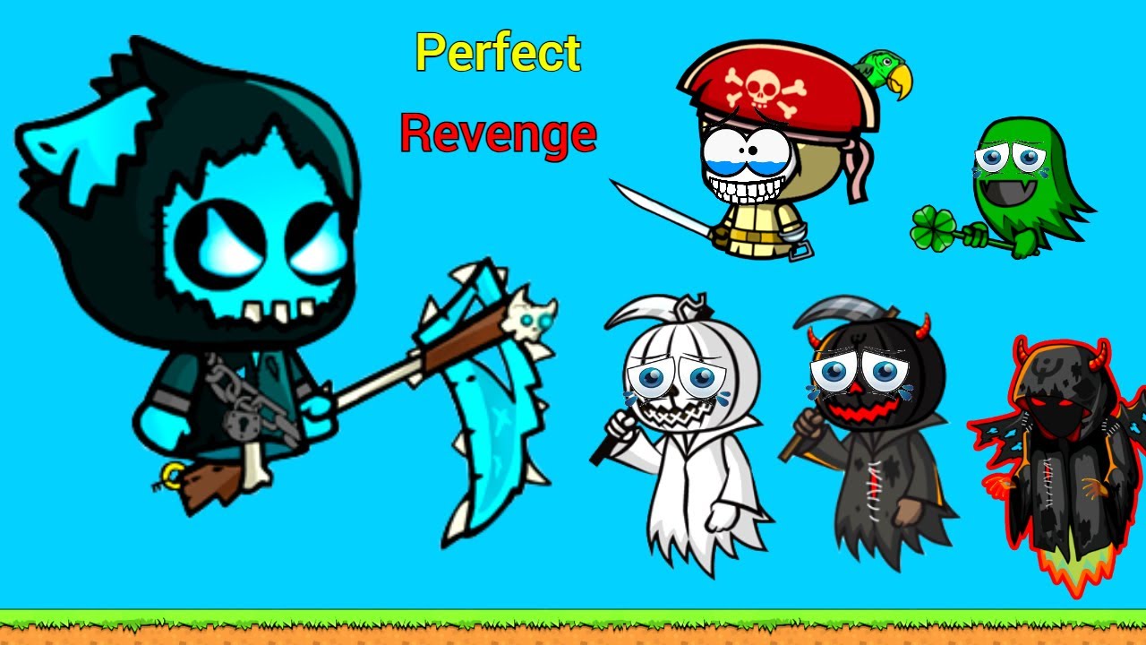 Epic Frosty Reaper And King Justice Reaper Vs Boss Enemies (EvoWorld.io) 