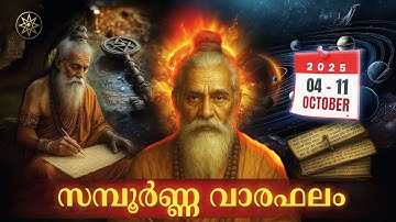 വാരഫലം | 2025 October 05 - 11 | Weekly Horoscope Malayalam