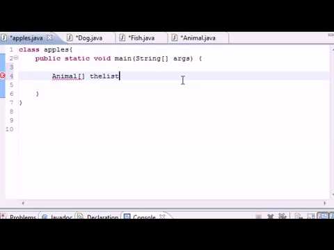 Java Programming Tutorial   61   Simple Polymorphic Program   YouTube