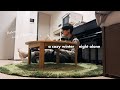 Homebody in his mid 30s spending a cozy night at home in Japan | self-care, productive habits