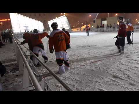 Broomball Ejection..He was ready to throw hands!