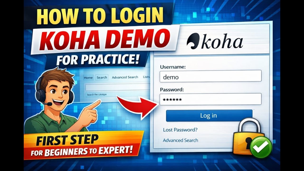 KOHA Demo Login for Practice | Beginner to Expert Guide