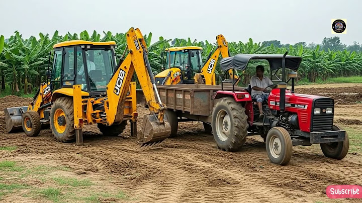 JCB 3DX Bucket vs Breaker 3 Tractor Going to Making Pond in private Land | jcb vide
