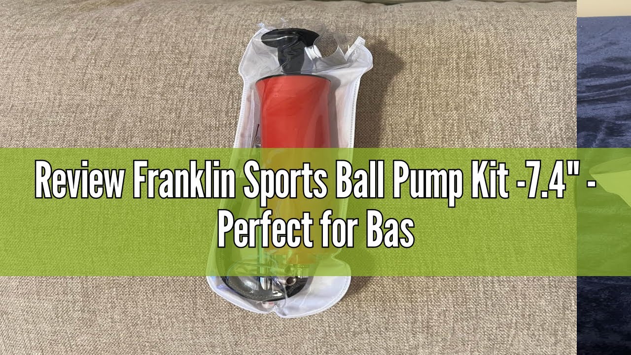 Review Franklin Sports Ball Pump Kit 7.4" Perfect for Basketballs