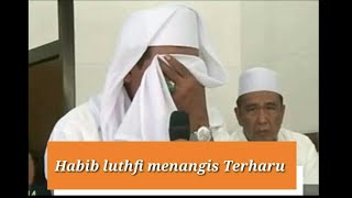 Habib luthfi meneteskan air mata di hadapan jamaah Narapidana