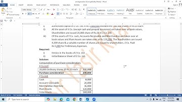 Amalgamation | 2017 REGULAR QUESTION 3 | Companies Accounting | Advanced Accounting | BCOM | KU
