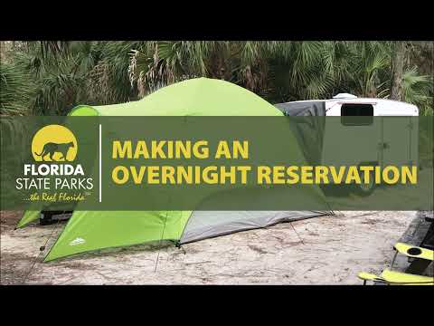 How to Make an Overnight Reservation at a Florida State Park