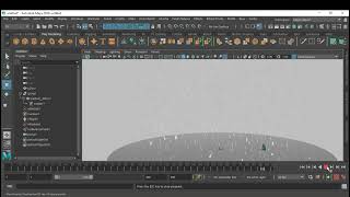 Creating a Rain Effects using Maya nParticles