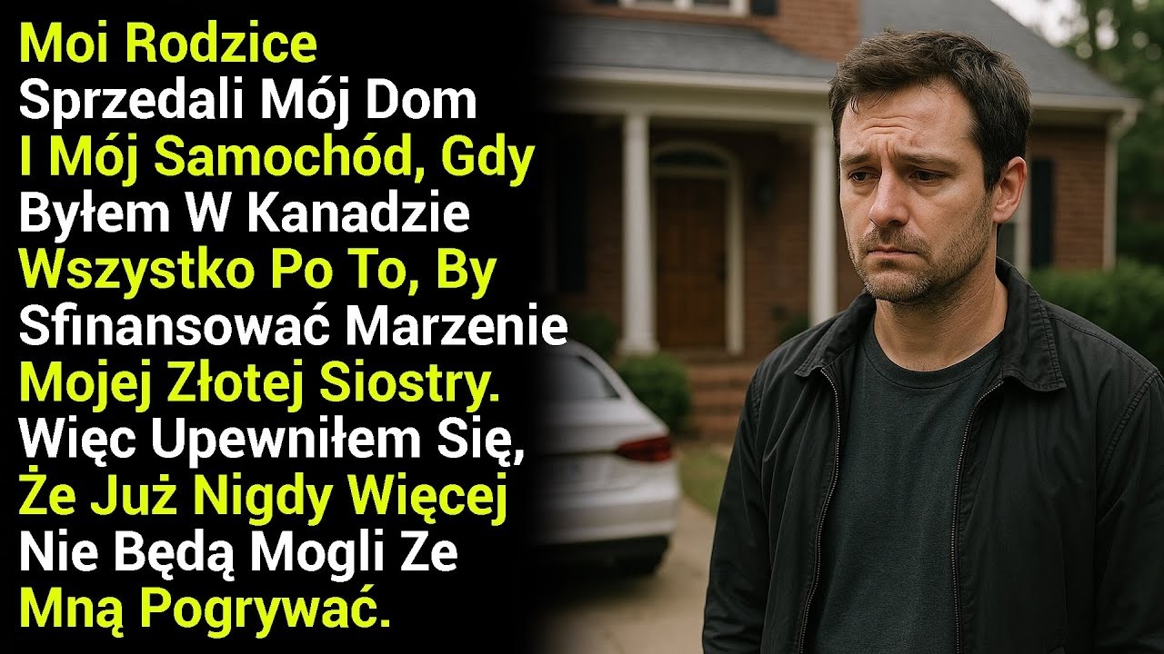 Zadzwoniłem do drzwi własnego domu, a otworzyła mi obca kobieta z dokumentem, na którym widniało jej nazwisko. „Moi rodzice sprzedali mój dom za moimi plecami, kiedy byłem na zleceniu w Kanadzie,...
