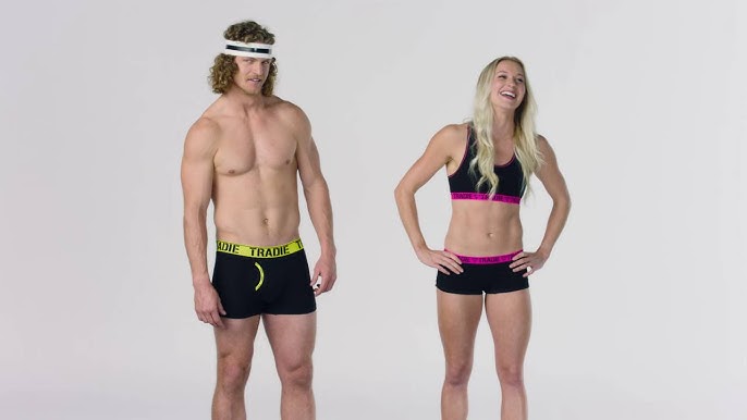 Nick 'Honey Badger' Cummins & Danielle Scott - TRADIE Underwear Commercial  - Version 3 