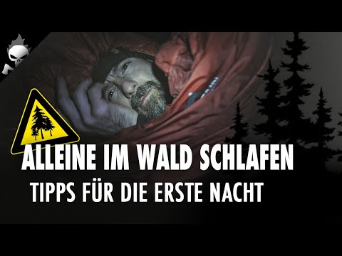 First Night ALONE in the FOREST 🌲 Tips for Beginners // Outdoor & Bushcraft