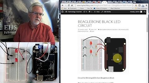 Beaglebone Black LESSON 5: Blink LED from the GPIO Pins
