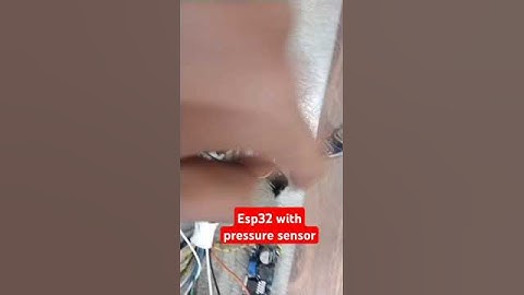 pressure sensor with esp32 arduino #arduino #esp32 #bucks #controller #project