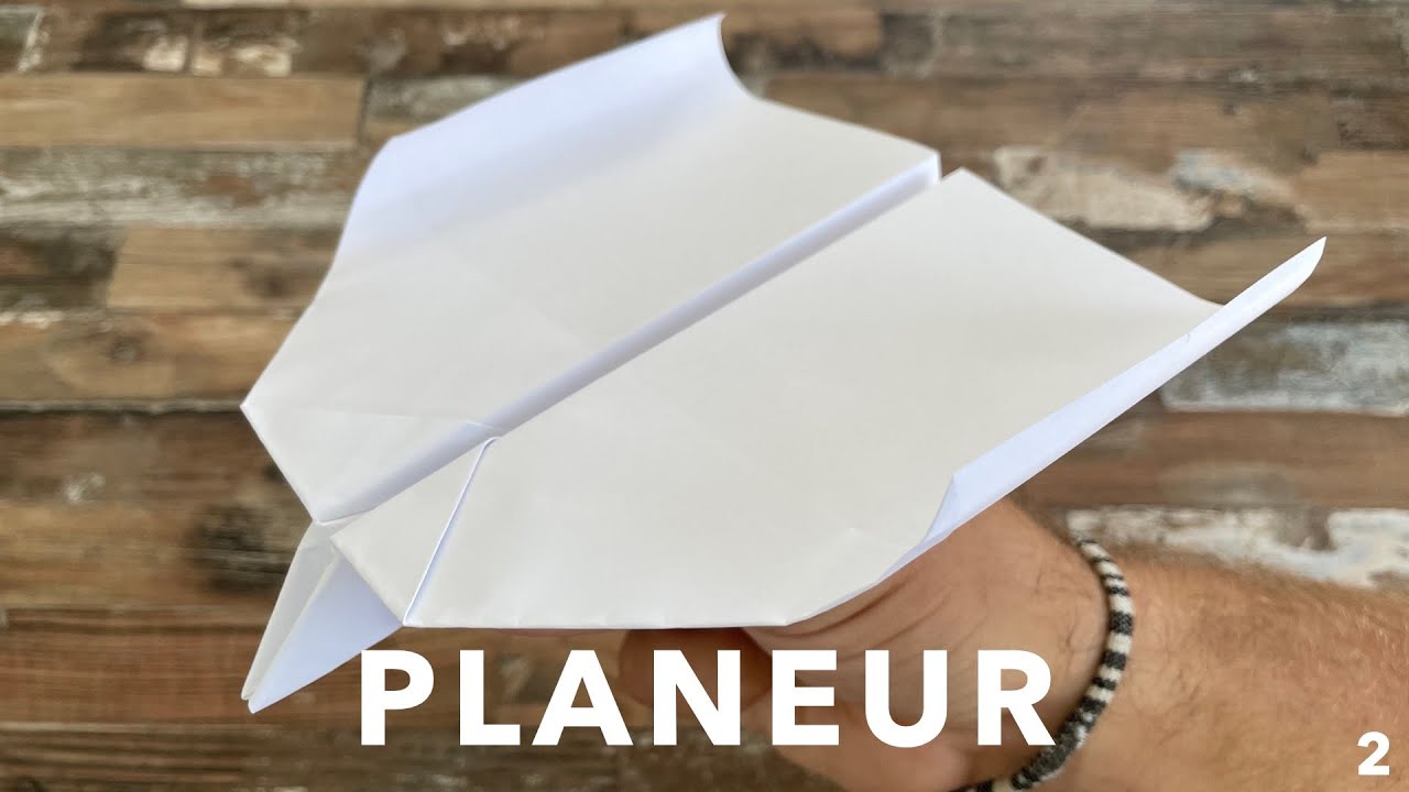 Comment faire le meilleur Planeur 2 - Planeur POINTU - Avion en papier