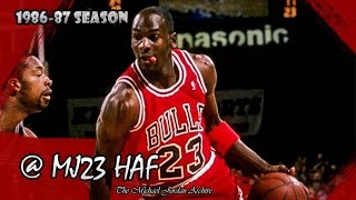 Michael Jordan Highlights vs 76ers (1987.04.10) - 34pts