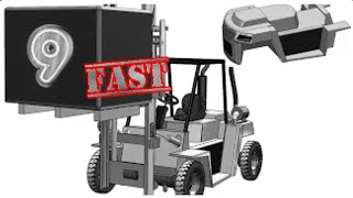 9F- Project 3| Beginner Forklift | SolidWorks Fast 3D modeling Tutorial: Body part 3