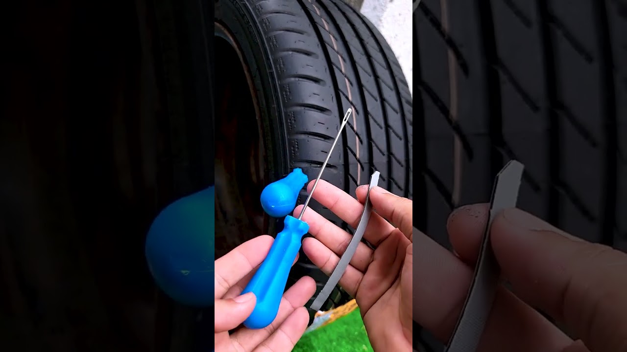 DIY Tire Fix for Every Puncture 🧑‍🔧🧰