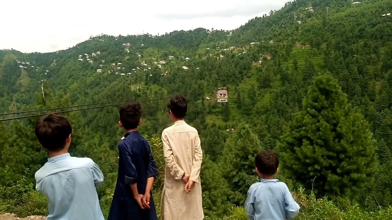 Shangla cable car.3000 feet lambai 4000 feet chorai😳