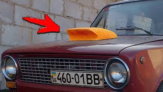 Самодельный воздухозаборник на капот автомобиля. Часть 5