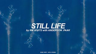 Still Life with Anderson .Paak | RM (BTS - 방탄소년단) English Lyrics