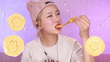 [ASMR] How to make Dalgona in squid game | Dalgona making/eating sound ASMR