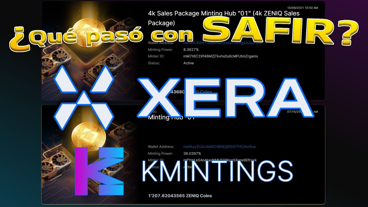 Qué pasó con #SAFIR. Qué es #XERA #KMINTINGS #2ACCESS. Cambio completo en  la plataforma SAFIR - YouTube