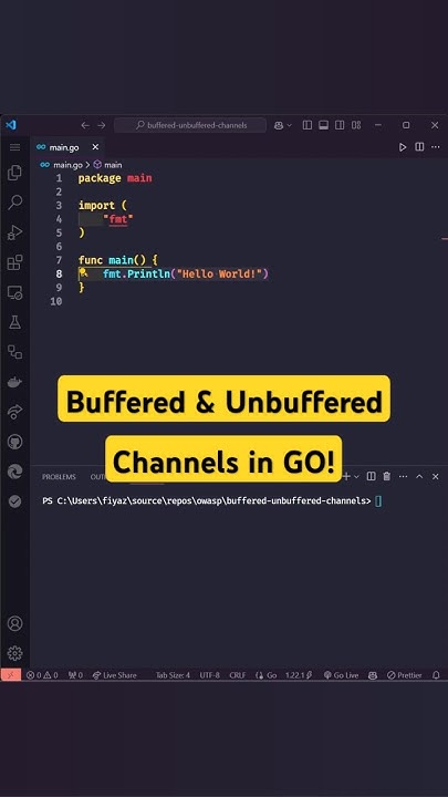 Master Buffered and Unbuffered Channels in Go in 60 Seconds! #coding # ...