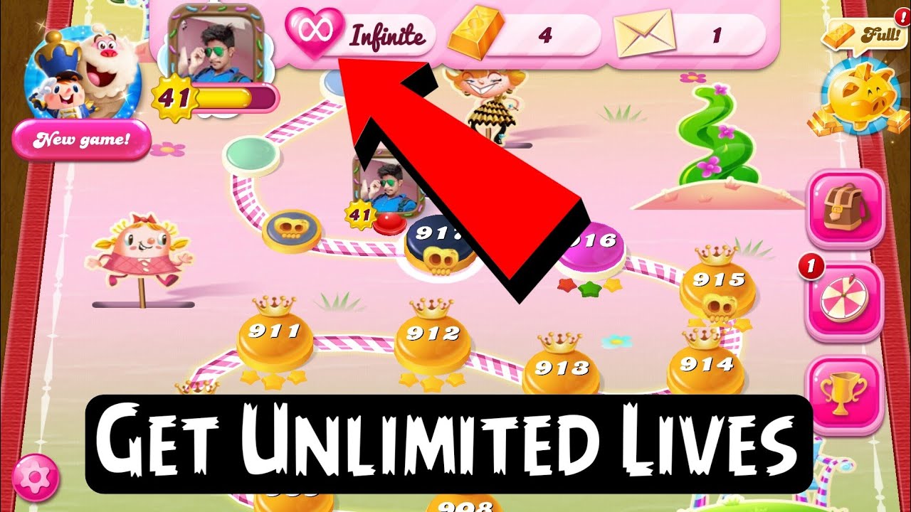 How do you get unlimited lives on Candy Crush?