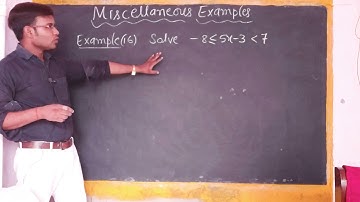 #18 Class-11th Linear Inequalities [Miscellaneous Examples 16 Ch-6] || Ncert CBSE Maths Class 11||