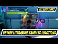 Obtain literature samples from pleasant park lazy lake retail row fortnite  sajid gamer 