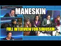 Måneskin full interview/intervista for SIRIUSXM (U.S. Radio)