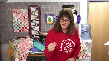 Christmas Swell, Sweet, Deer Christmas tutorial! Free pattern using easy piecing grid