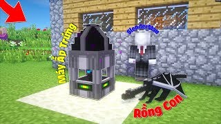 CHẾ TẠO THÀNH CÔNG MÁY ẤP TRỨNG RỒNG VÀ LÀM NỞ TRỨNG RỒNG ENDER TRONG MCPE | Thử Thách SlenderMan