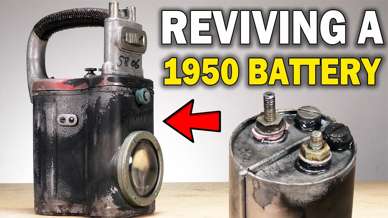 Restoring a 1950 Swedish Switch Lantern with a NiFe Battery