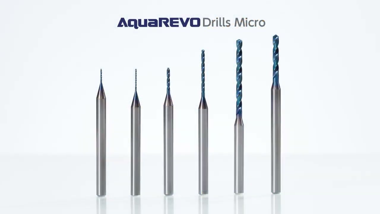 Nachi AquaREVO Micro Carbide Drills | TheIndustrialShop.com - YouTube