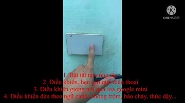 Công tắc thông minh tuya zigbee , điều khiển từ xa, đo giọng nói #tuya #congtacthongminh