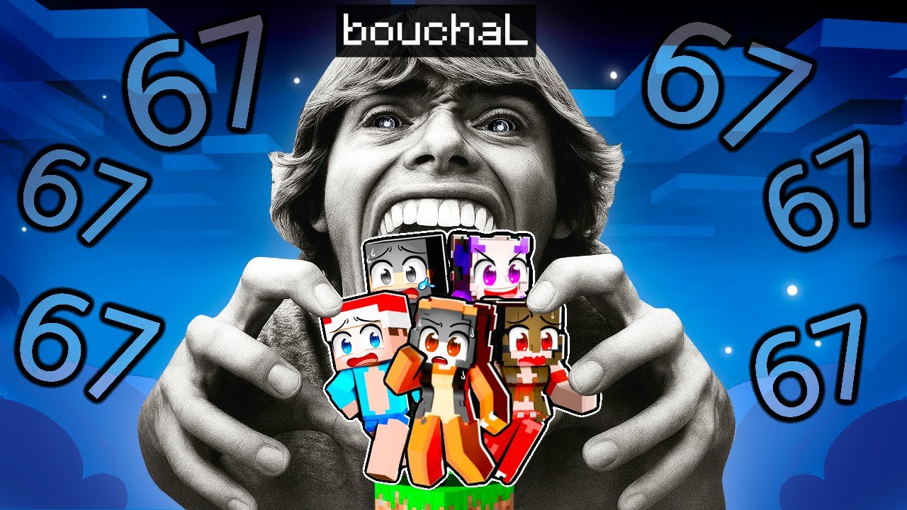 Trollím na JEDNOM BLOKU jako 67 KID v Minecraftu!