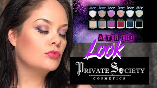 Private Society Cosmetics Alter Ego Palette Look January 2020