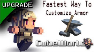 how to Cube world - Customizing Armor, Amulets, boats, hand gliders...