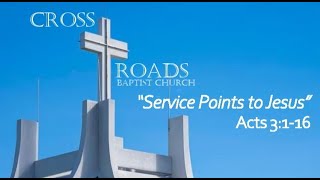 Service Points to Jesus