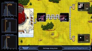 SpaceChem - Challenge: Going Green: 2 Reactors, 3756 Cycles