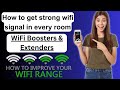 How to Fix Low WIFI Signal Range || Extend WIFI range at home with netgear Extender