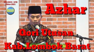 Download Lagu Azhar Qori utusan Kabupaten Lombok Barat || STQ Ke 26 Tingkat Propinsi NTB Tahun 2021 MP3